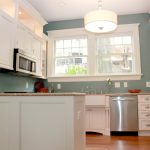 The Blue and White Space-Efficient Kitchen Design in Durham