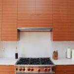 The Modern, Ribbon-Striped Sapel Kitchen Design in Brooklyn, New York